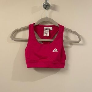 Adidas S Hot Pink Sports Bra